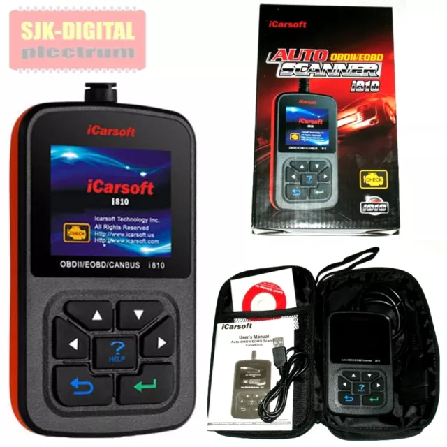 *OBD2 iCarsoft i810 KFZ Diagnose Gerät Handscanner in deutsch für fast alle KFZ*