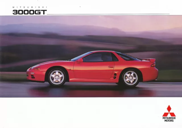 1994 Mitsubishi 3000 GT VR4 GTO Prospekt 10/94 Prochure Prospectus Prochure