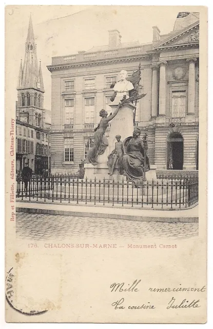 chalons-sur-marne, carnot monument