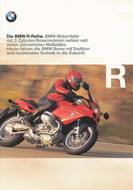 BMW R-Reihe Prospekt 1998 8/98 D brochure R1200C 850C 1100 RT GS RS R brochure