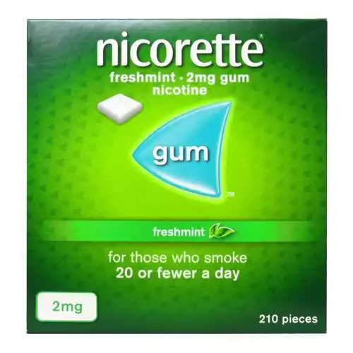 Nicorette Chewing Gum freshmint 2mg x 210 pieces