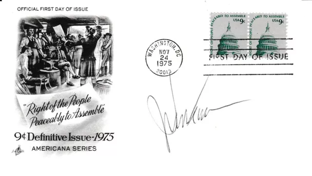 John Dean - Watergate Conspirator - Personally Autographed First Day Cover