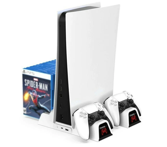 Support Vertical de refroidissement console & chargement manette SONY PS5 | Neuf