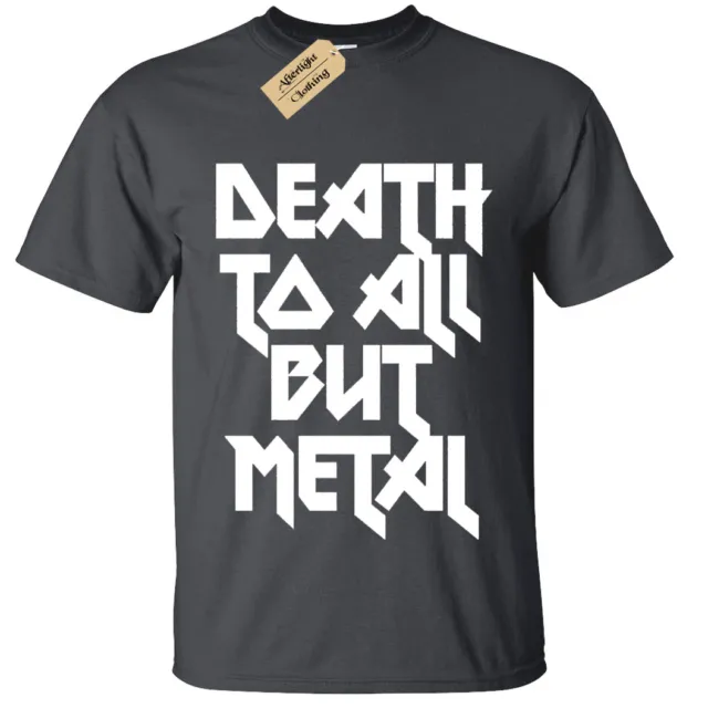 Kid's Death To All But Metal T-Shirt | 3 - 13 yrs | Rock Boys Girls Children's