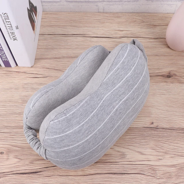 2-in-1 Eye Mask Pillow Sleeping Black Out Travel Pillows Office Multifunction