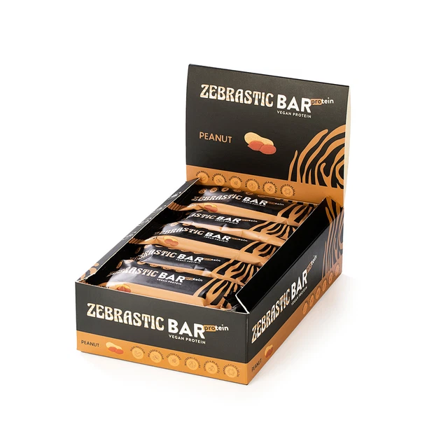 Barrette proteiche Zebrastic Set 15 arachidi (15x40 G)