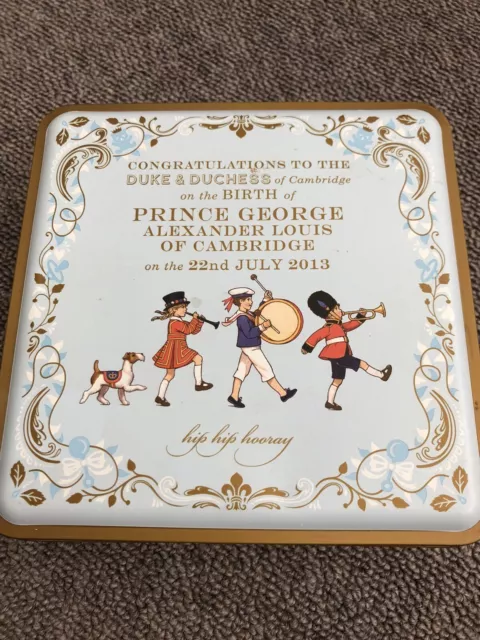 M&S Biscuit Tin celebrating the birth of Prince George in 2013