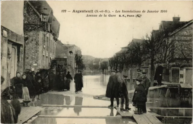 CPA Argenteuil (S.-et-O.) Les Flundations de January 1910 - Avenue de la(290565)