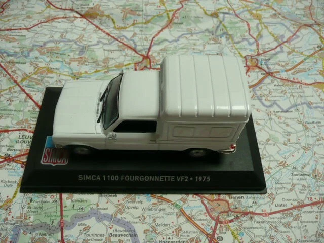 Ixo 1/43 - Simca 1100 TI 1975 - Bleue - Modèle De Collection - Occasion Sans Boîte