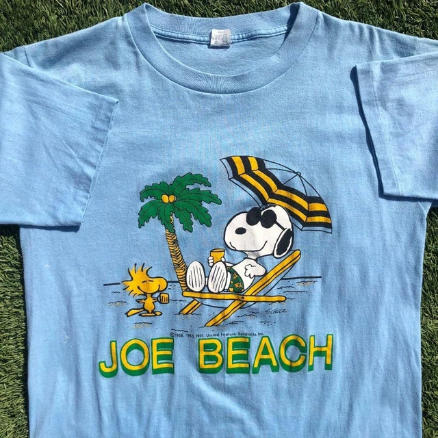 80'S Artex Snoopy Character Football Short Sleeve T-Shirt, Made in USA, Women's Size M (Equivalent), Vintage cotton green type Vintage Second Hand