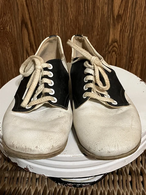 Vintage 1950’s Style Saddle Shoes Self Starters Size 12 USA