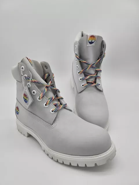 White rainbow deals timbs