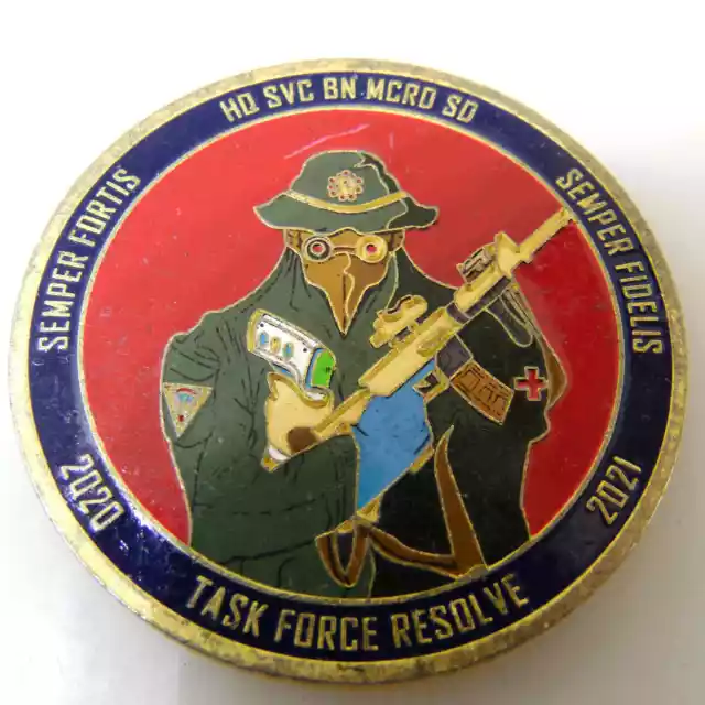 United States Marine Corps Recruit Depot San Diego Challenge Coin