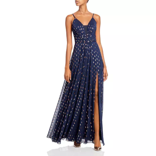 AQUA WOMENS CHIFFON Maxi Formal Evening Dress Gown BHFO 6749 $61.99 ...