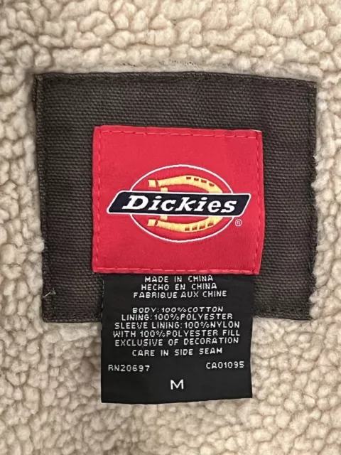 DICKIES DUCK HIGH Pile Fleece Lined Hooded Jacket Medium $23.00 - PicClick