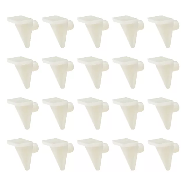 50pcs Plastic Shelf Support Pegs Cabinet Shelf Clip Shelf Bracket Holder Peg 5mm