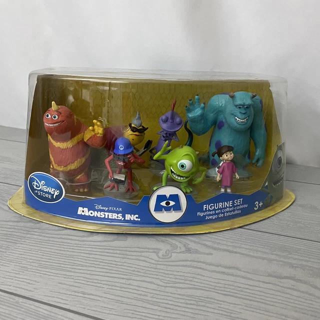 DISNEY STORE PIXAR Monsters Inc 7 Figure Sulley Mike Randall George Roz ...