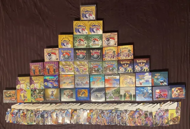 💎MASTER SET - Pokémon Empty Booster Box Collection - 100+ Boxes! 1999-2022💎