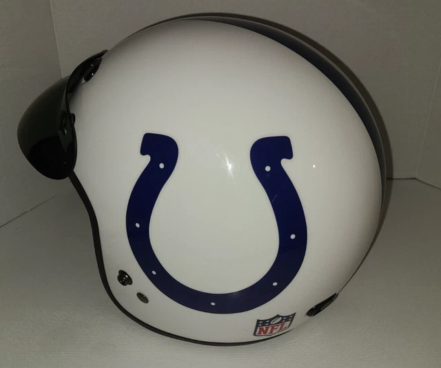 BBH DOT NFL Motorcycle Helmet  Indianapolis Colts sz S 2