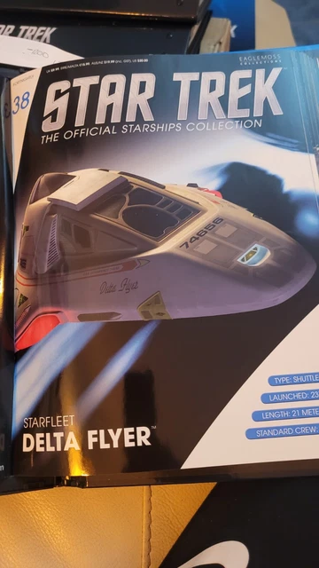 Star Trek Eaglemoss Issue 38 Delta Flyer Ship & Magazine
