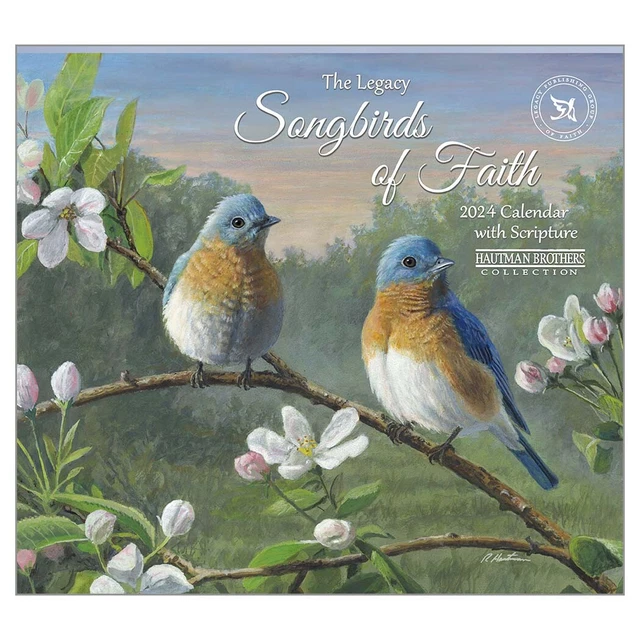 LEGACY 2025 CALENDAR Songbirds of Faith Fits Wall Frame Calender