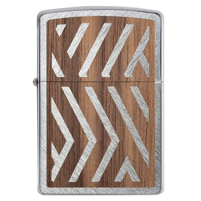 Zippo Lighter Woodchuck Sweep Walnut Herringbone Sweep Windproof Smokers Gift