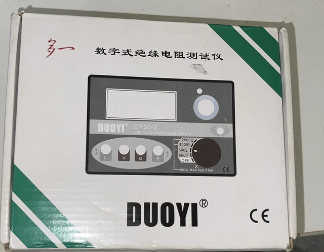 DUOYI DY30-2 Digital Insulation Resistance Tester