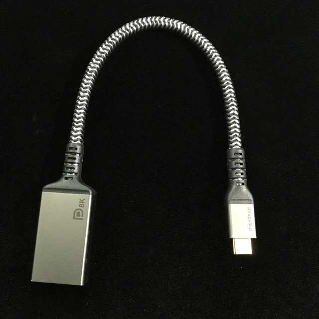 USB C to DisplayPort Adapter 8K@60Hz maxonar DP1.4 4K@60Hz/144Hz/120Hz 5K@60Hz