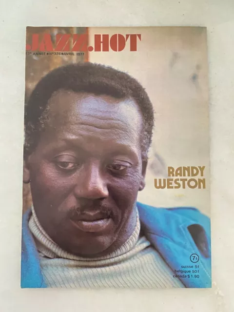 Magazine JAZZ HOT N°336 de 1977 RANDY WESTON