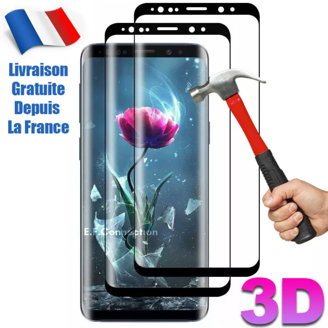 Vitre verre trempé film protection Pour Samsung S9 S8 S10 S20 7 Note 8 9 10 20