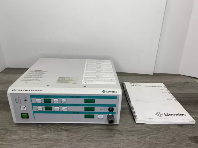 Linvatec 25L High Flow C7000A Laparoflator Insufflator *Power Tested* Read