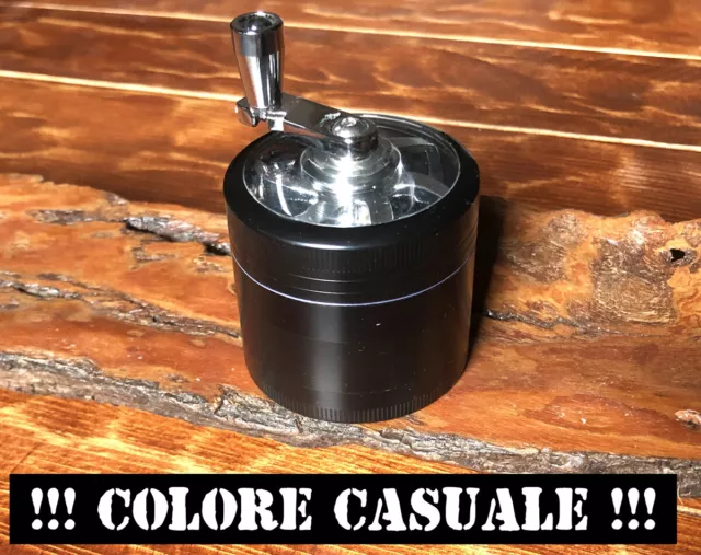 Grinder Grande Metallo 4 Livelli Alta Qualità 55mm Trita Tabacco Tritino Erba