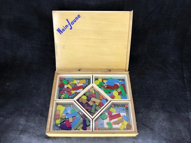 Boîte à Jouets Vintage En Bois - Ancienne - Dimensions 23,5 X 28 Cm - Occasion