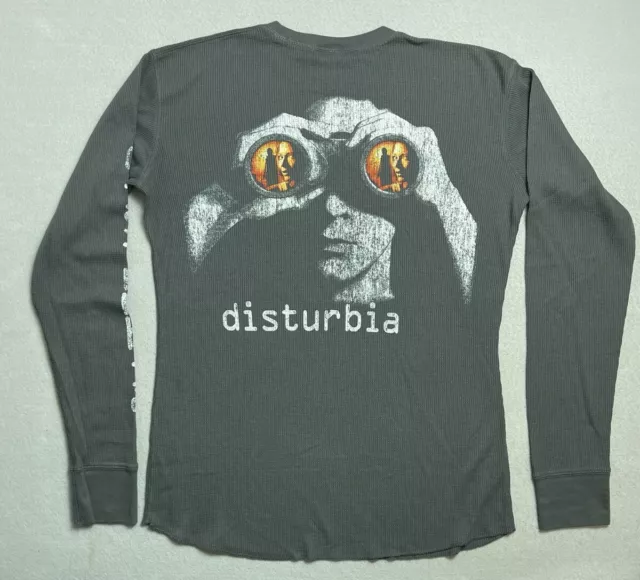 Disturbia 2007 Movie Promo Long Sleeve Thermal Shirt XL Official Shia LaBeouf