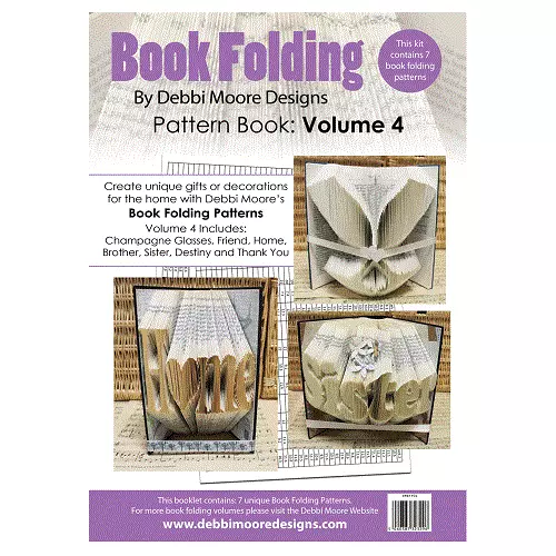 Debbi Moore Book Folding Pattern Book Volume 4 - Home Friend Brother Sister