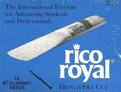 RICO ROYAL French File Cut - Boite de 10 anches Clarinette - Force 3,5