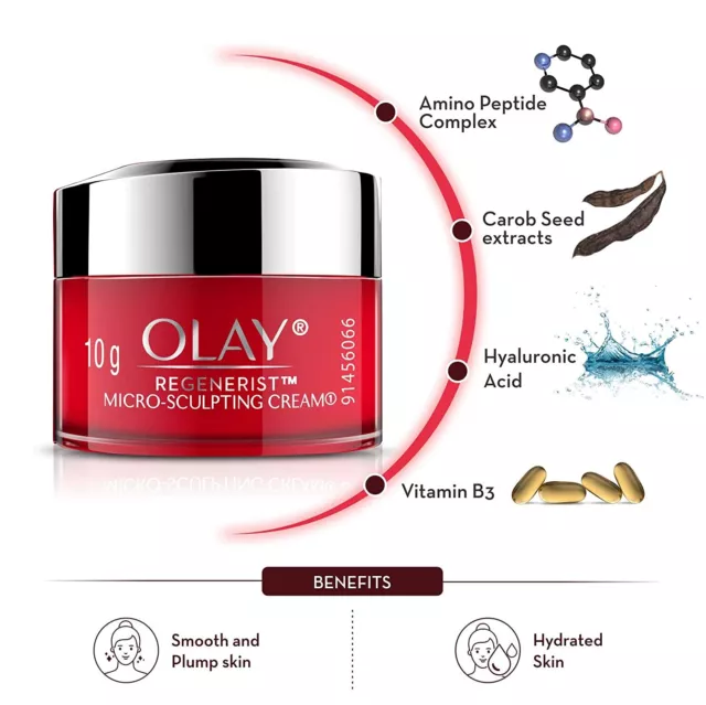 Olay Jour Crème Regenerist Microsculpting Mini Hydrater (Non SPF ), 10g