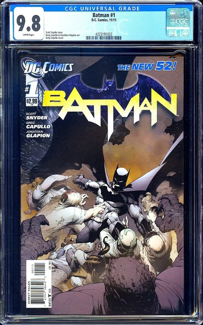 Batman #1 CGC 9.8 (2011) The New 52! Scott Snyder - Greg Capullo! KEY! L@@K!