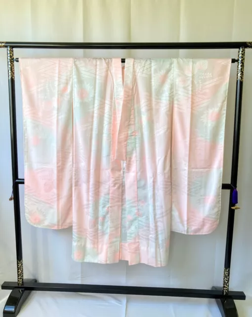 Vintage Japanese Juban kimono - Women's NagaJuban Kimono Robe