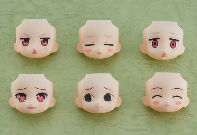 *FACEPLATES SET* Nendoroid More Face Swap Non Non Biyori Non Stop 6 Pack BOX