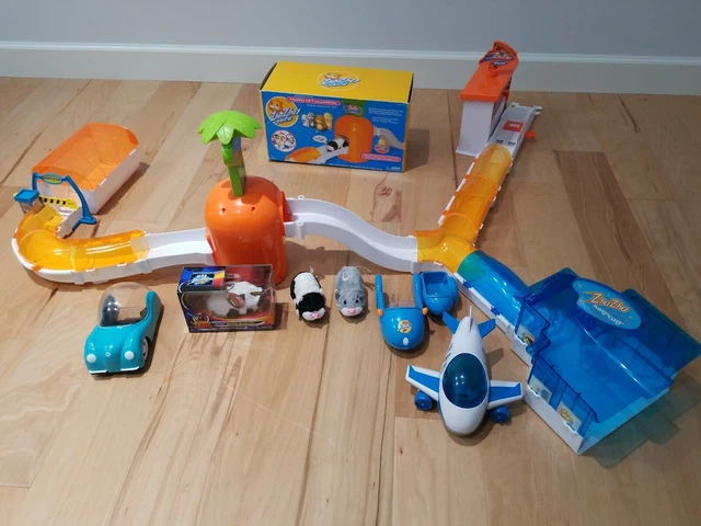 LOT Zhu Zhu hamster Pets 3 Pets airport airplane metro lift Accessories boat