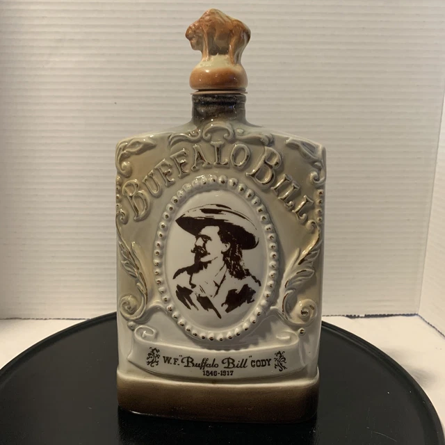 Vintage 1971 Buffalo Bill Liquor Decanter