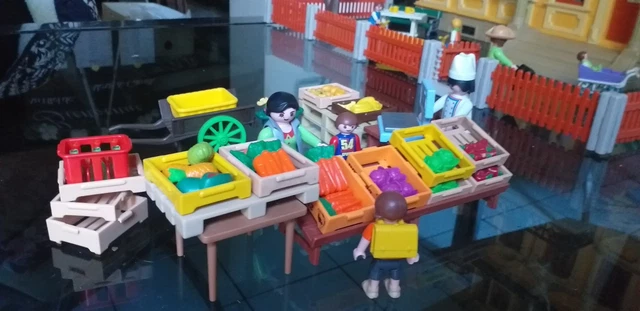 Playmobil 5341 Puesto Victoriano De Frutas Y Verduras
