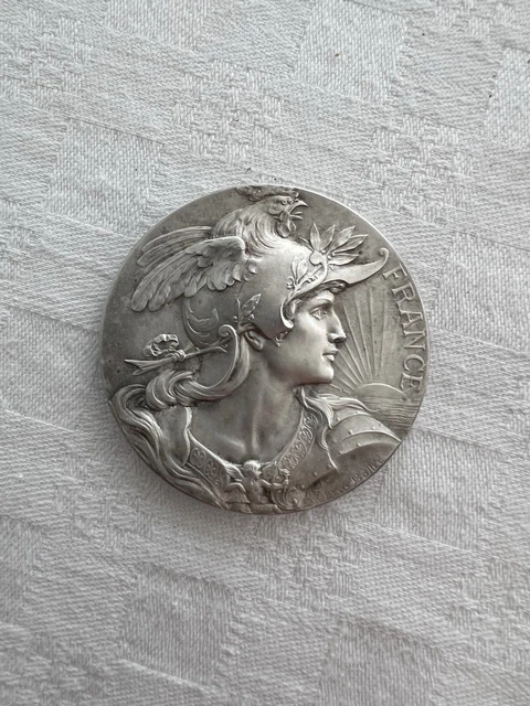 Médaille Octogonale La Dépêche Toulouse – Argenté, Début XXème