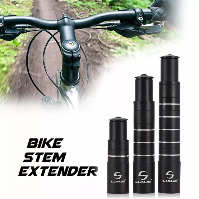 Bike Fork Stem Extender Bicycle Handlebar Riser Adapter MTB Bike Bicycle AU