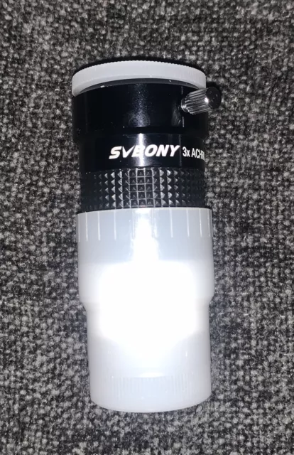 SVBONY SV136 1.25inch Barlow Lens (3X) Achromatic Lens for Telescope Eyepiece