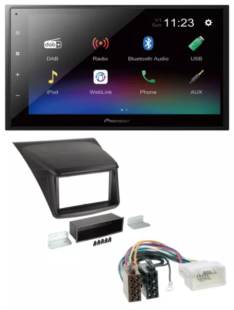 RADIO DE COCHE Pioneer USB Bluetooth DAB 2DIN MP3 para Mitsubishi L200  2006-2015 EUR 309,00 - PicClick ES