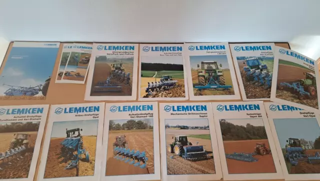 Prospekte Landwirtschaft LEMKEN Pflug Drillmaschine Grubber Labrador