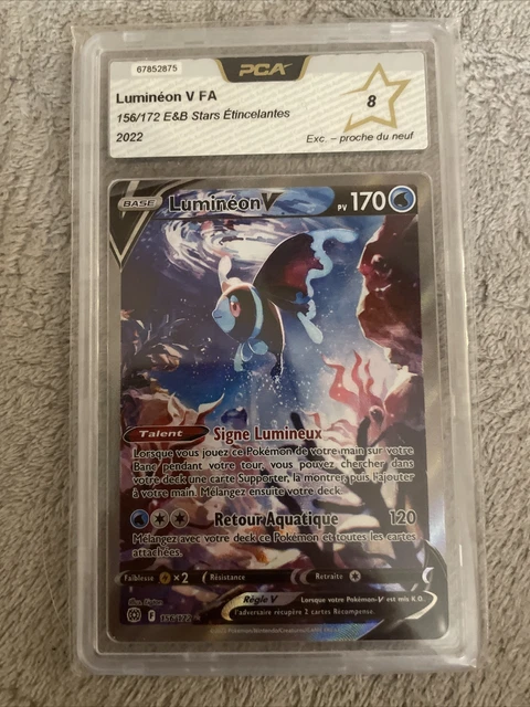 CARTE POKÉMON LUMINÉON V FA Alternative 156/172 Stars Étincelantes