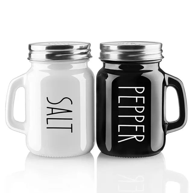 Set shaker sale e pepe fattoria, 4 oz carino agitatore pepe sale, moderno4935